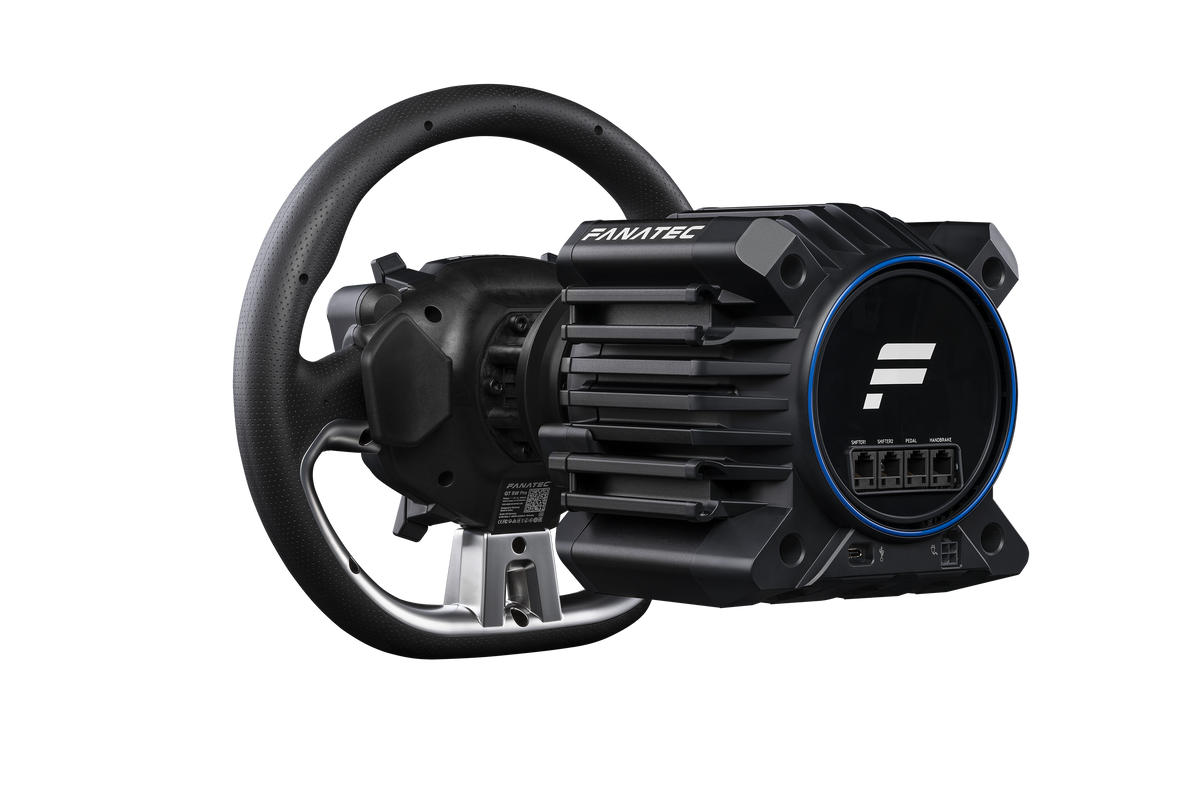 Fanatec - Gran Turismo Pro – 5Nm Direct Drive Force Feedback Sim Racing Bundle with Wheel, Pedals & Clamp for PC and PlayStation - Black