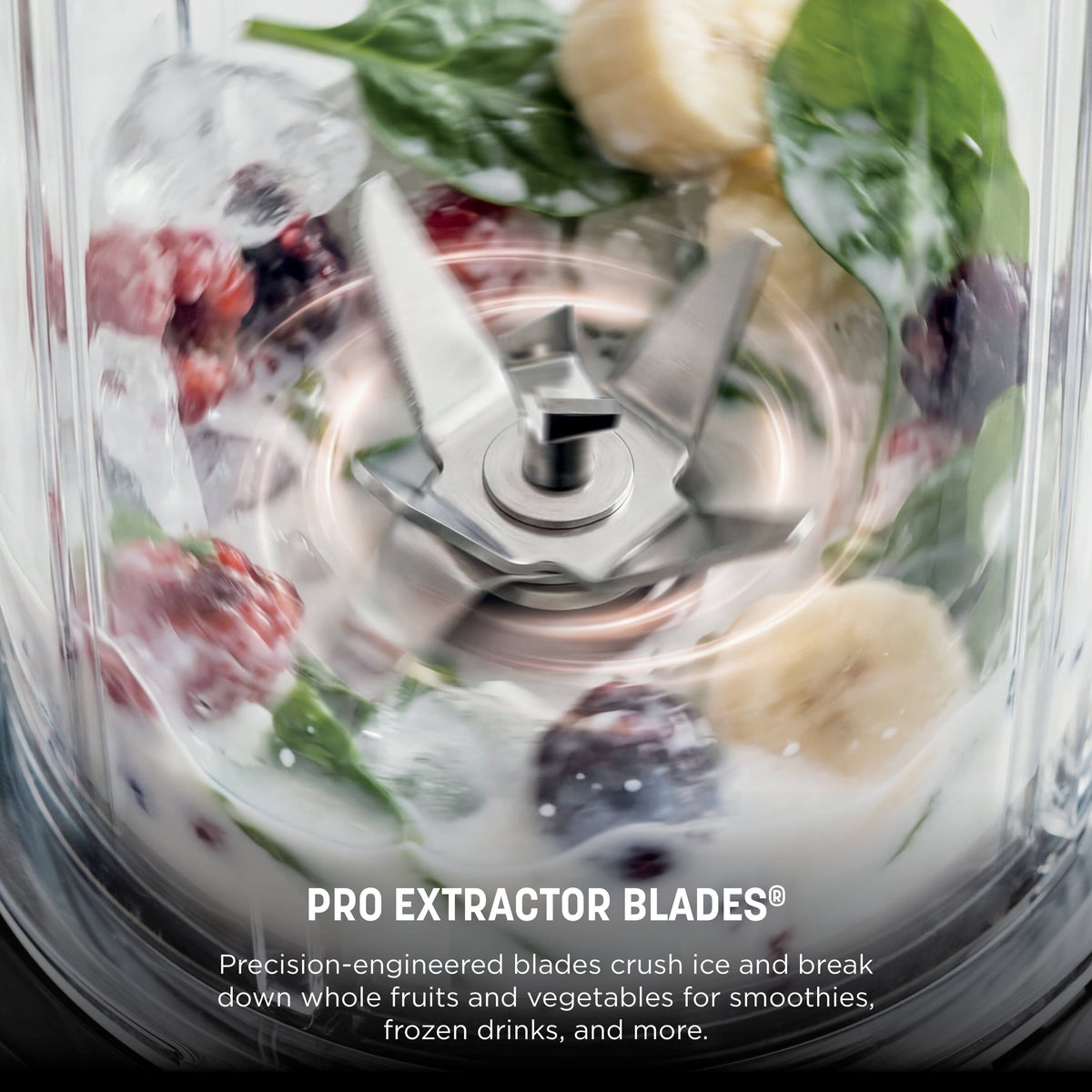 Ninja - Nutri-Blender Pro Personal Blender with Auto-iQ - Cloud Silver