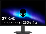 Alienware - 27" QHD 280Hz 1ms FreeSync Premium Gaming Monitor with HDR (HDMI, DisplayPort) - Black