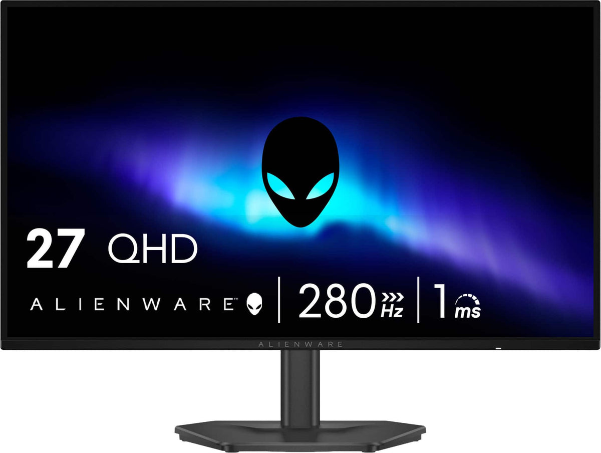 Alienware - 27" QHD 280Hz 1ms FreeSync Premium Gaming Monitor with HDR (HDMI, DisplayPort) - Black