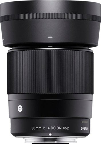 Sigma - 30mm 1.4 DC DN Contemporary Lens for select Sony APS-C E-mount cameras - Black