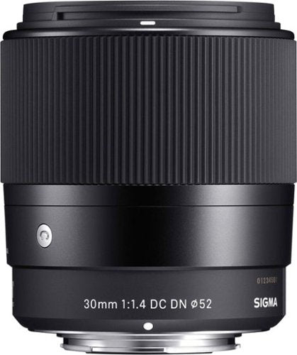 Sigma - 30mm 1.4 DC DN Contemporary Lens for select Sony APS-C E-mount cameras - Black