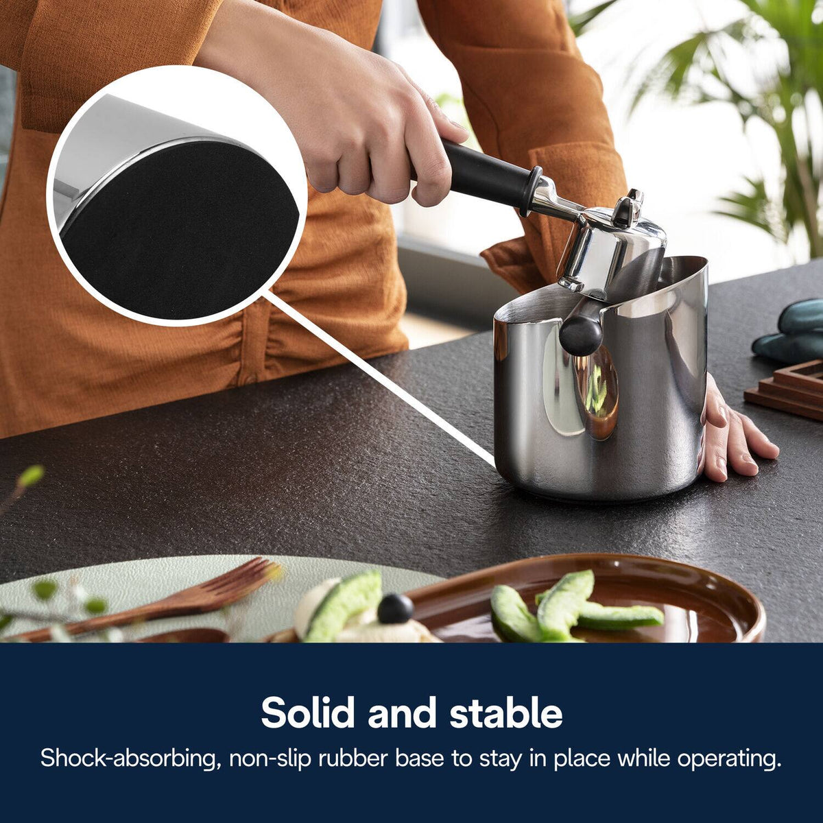 De'Longhi - Coffee Knock Box - Stainless Steel