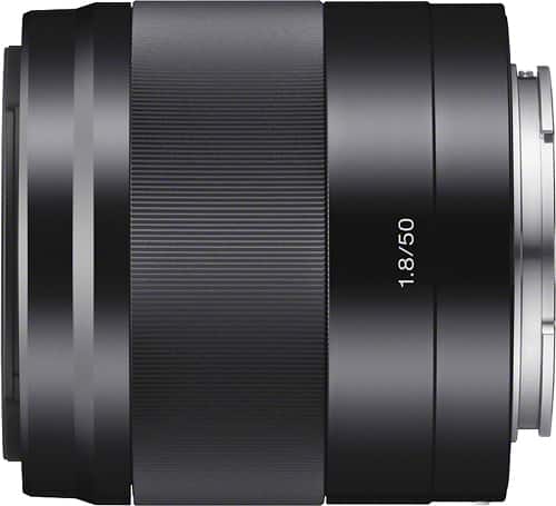 Sony - 50mm f/1.8 Optical Lens for Select E-Mount Cameras - Black