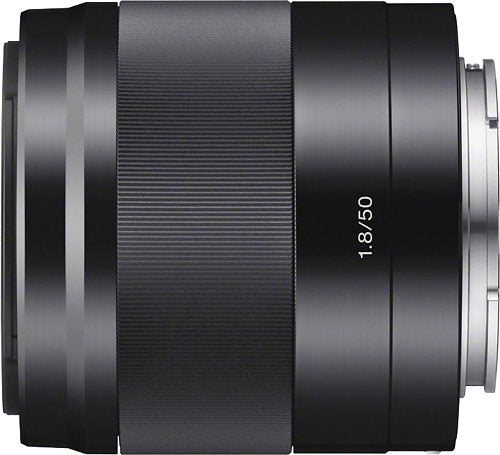 Sony - 50mm f/1.8 Optical Lens for Select E-Mount Cameras - Black
