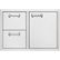 Sedona By Lynx - 30" Double Drawer and Access Door Combo for Outdoor Kitchen - Silver