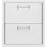 Sedona By Lynx - 19" Double Drawers - Silver