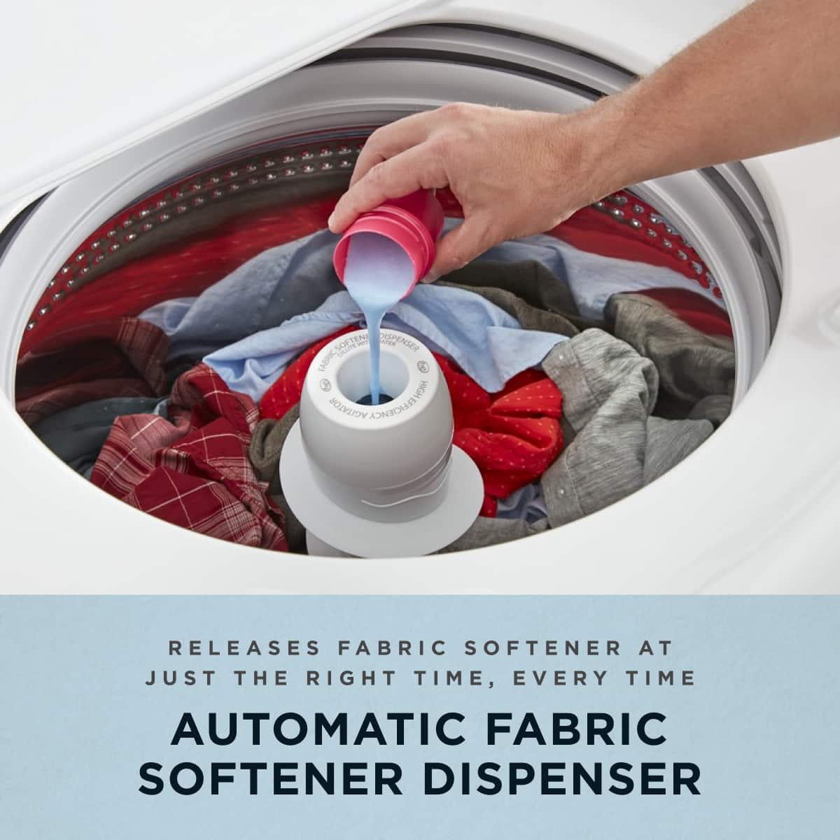 Amana - 3.8 Cu. Ft. High Efficiency Top Load Washer with with High-Efficiency Agitator - White