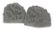 Sonance - RK63 - Rocks 6-1/2" 2-Way Outdoor Speakers (Pair) - Granite