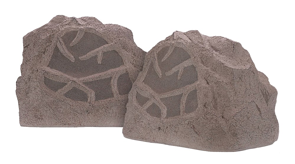 Sonance - RK83 - Rocks 8" 2-Way Outdoor Speakers (Pair) - Brown