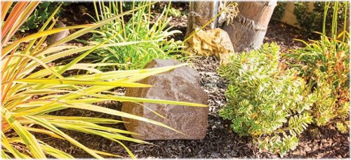 Sonance - RK83 - Rocks 8" 2-Way Outdoor Speakers (Pair) - Brown