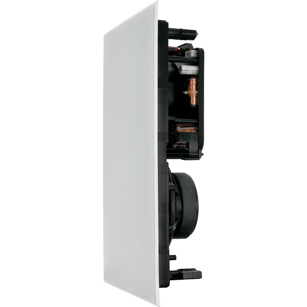 Sonance - VP82 RECTANGLE - Visual Performance 8" 3-Way In-Wall Rectangle Speakers (Pair) - Paintable White
