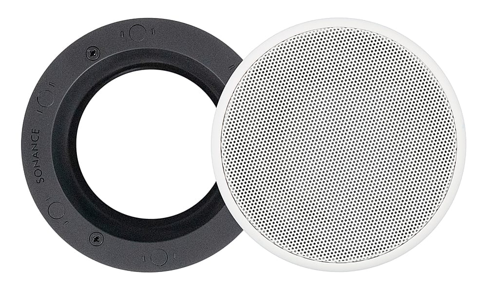 Sonance - VPBPC3R - Visual Performance 3" Bandpass Connector with Subwoofer Grille (Each) - Paintable White