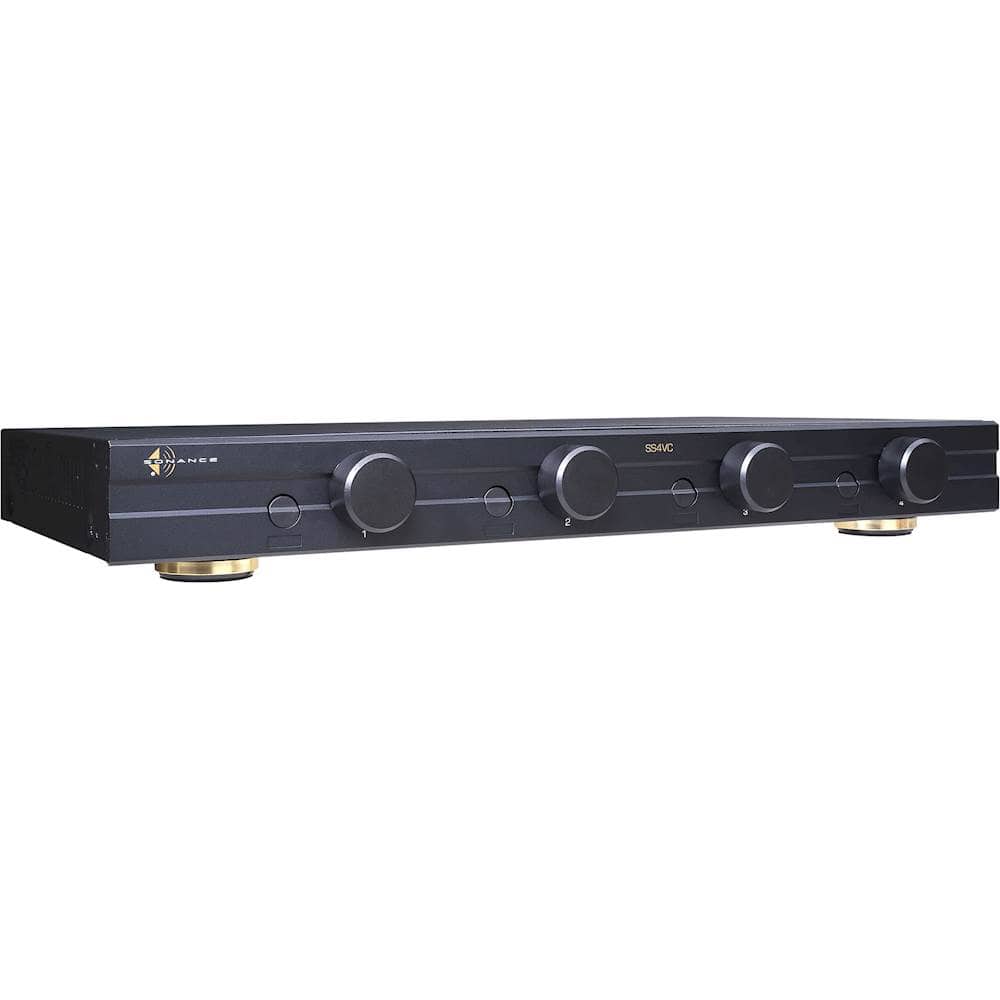 Sonance - SS4VC - 4-Pair Stereo Speaker Selector with Volume Controls (Each) - Black
