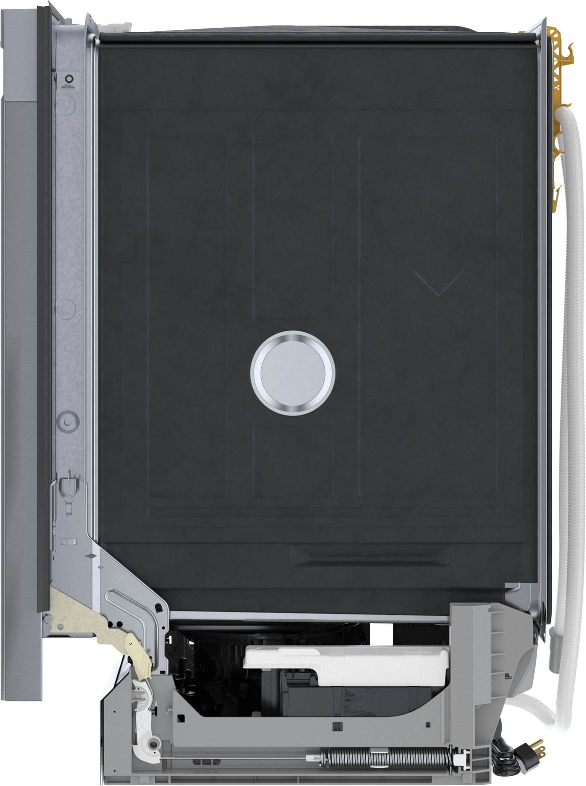 Bosch - 300 Series 24" Front Control Smart Built-In Stainless Steel Tub Dishwasher with 3rd Rack and AquaStop Plus, 46 dBA - Stainless Steel