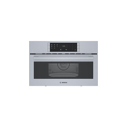 Bosch - 500 Series 1.6 Cu. Ft. Built-In Microwave with Sensor Cooking - Stainless Steel
