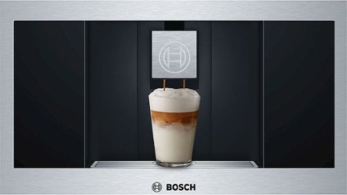 Bosch - Espresso Machine with 19 bars of pressure and Milk Frother - Stainless Steel