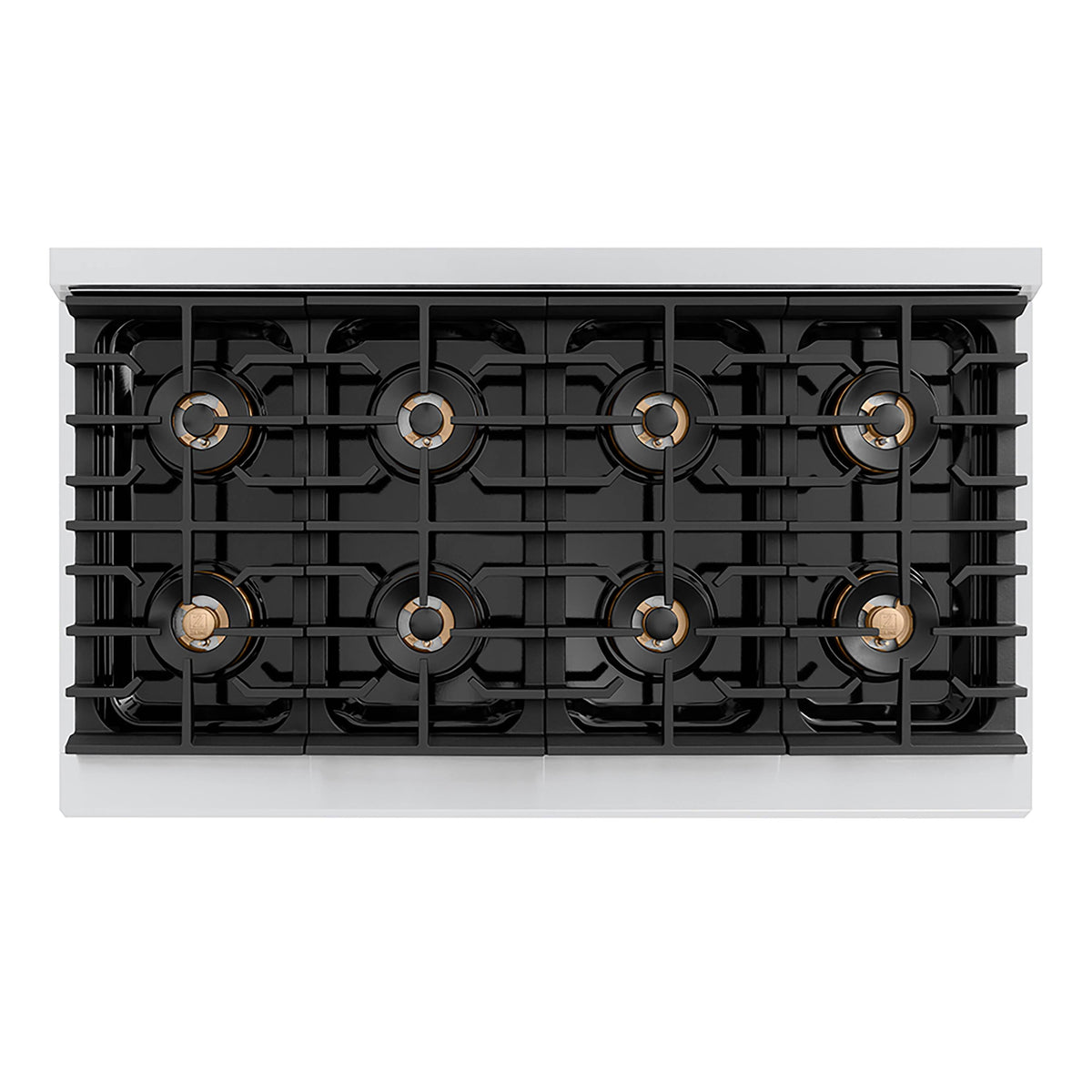 ZLINE - 48 in. Wide 8 Burner Paramount Gas Range withDual Ovens (PSGR48) - Stainless Steel