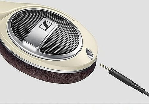 Sennheiser - HD 599 Wired Open Back Over-the-Ear Headphones HD 5 - Brown/Ivory/Matte Metallic