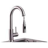 Lynx - Outdoor Gooseneck Pull Down Faucet - Silver