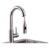 Lynx - Outdoor Gooseneck Pull Down Faucet - Silver