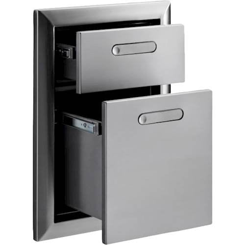 Lynx - Ventana Double Drawers - Stainless Steel
