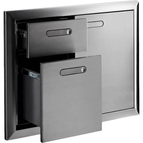 Lynx - Ventana 30" Built-In Access Door and Double Drawer Combination - Stainless Steel