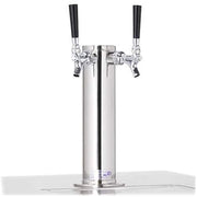 Lynx - Professional Double Tap Tower Kit - Black Stainless Steel