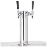 Lynx - Professional Double Tap Tower Kit - Black Stainless Steel