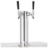 Lynx - Professional Double Tap Tower Kit - Black Stainless Steel