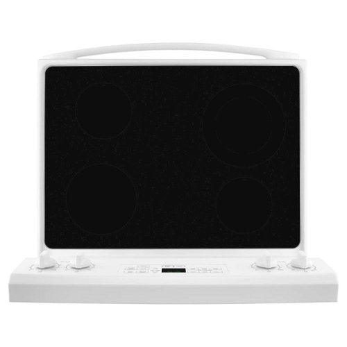 Amana - 30 in. Wide 4 element Self-Cleaning Freestanding Electric Range - White