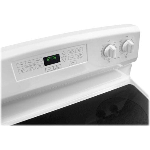 Amana - 30 in. Wide 4 element Self-Cleaning Freestanding Electric Range - White