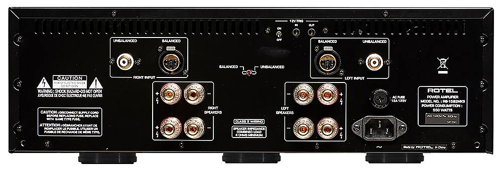 Rotel - RB-1582MKII 200W 2-Ch Stereo Amplifier - Silver