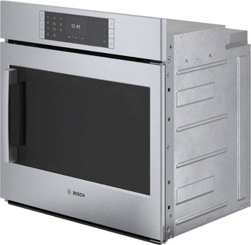 Bosch - Benchmark Series 30" 4.6 Cu. Ft. Built-In Single Electric Wall Oven with True Convection - Stainless Steel