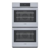 Bosch - Benchmark Series 30" Built-In Double Electric Wall Oven with True Convection - Stainless Steel