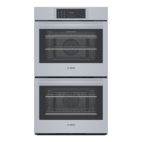 Bosch - Benchmark Series 30" Built-In Double Electric Wall Oven with True Convection - Stainless Steel