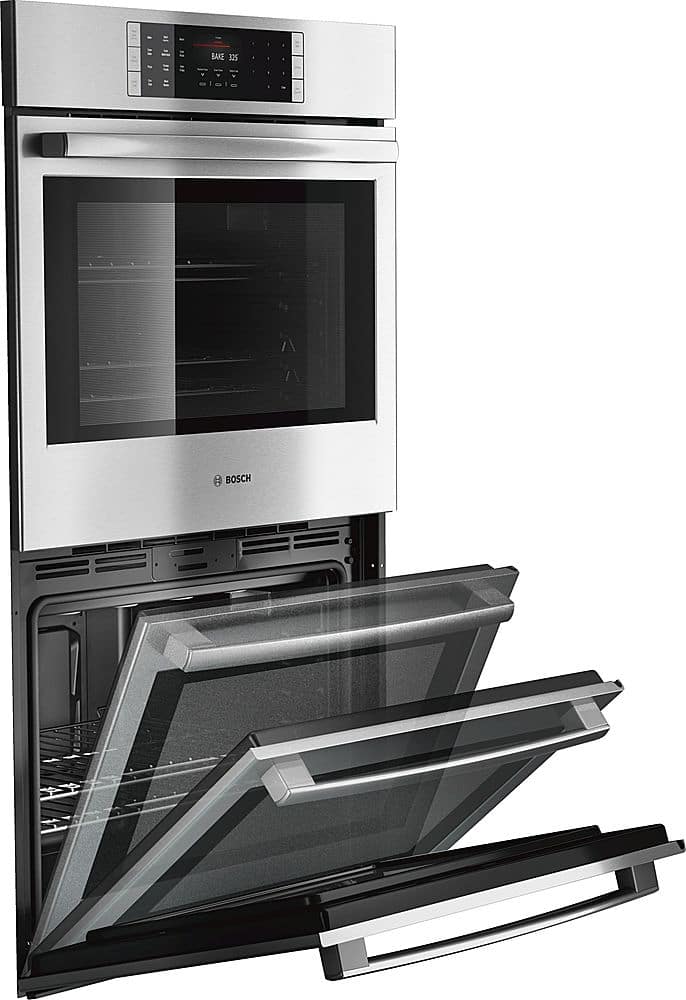 Bosch - Benchmark Series 30" Built-In Double Electric Wall Oven with True Convection - Stainless Steel