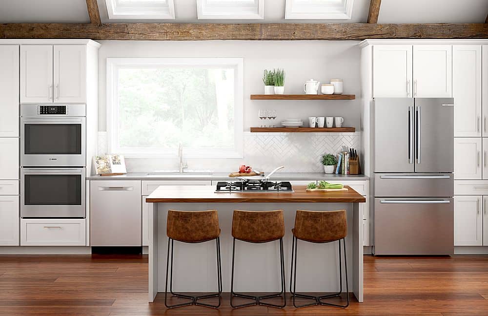 Bosch - Benchmark Series 30" Built-In Double Electric Wall Oven with True Convection - Stainless Steel