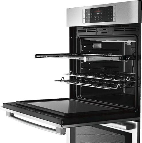 Bosch - Benchmark Series 30" Built-In Double Electric Wall Oven with True Convection - Stainless Steel