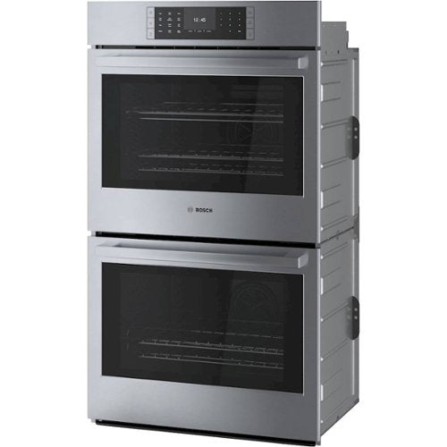 Bosch - Benchmark Series 30" Built-In Double Electric Wall Oven with True Convection - Stainless Steel