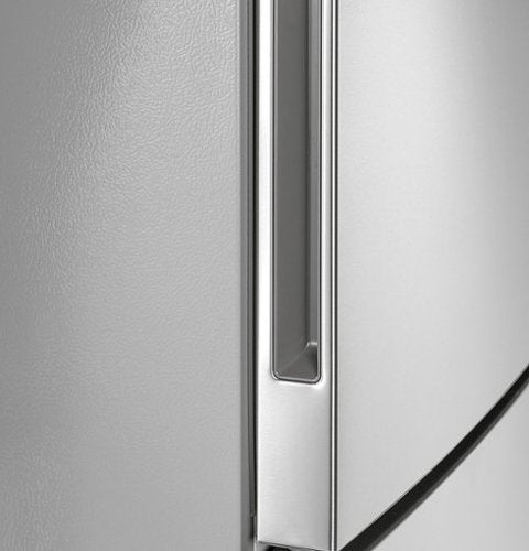 Haier - 28 in. Wide 15 Cu. Ft. Bottom-Freezer Refrigerator with Quick Cool and Freeze - Stainless Steel