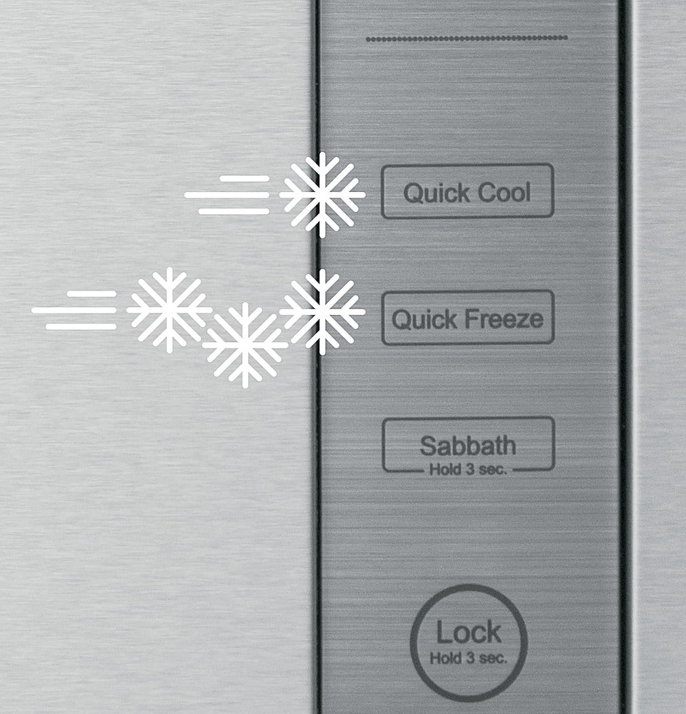 Haier - 28 in. Wide 15 Cu. Ft. Bottom-Freezer Refrigerator with Quick Cool and Freeze - Stainless Steel