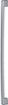 Professional Handle Kit for Select Bosch Benchmark Series Refrigerator - Silver