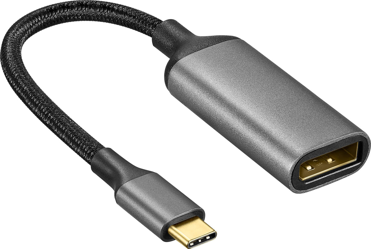 Insignia™ - 8K USB-C to DisplayPort Adapter - Black