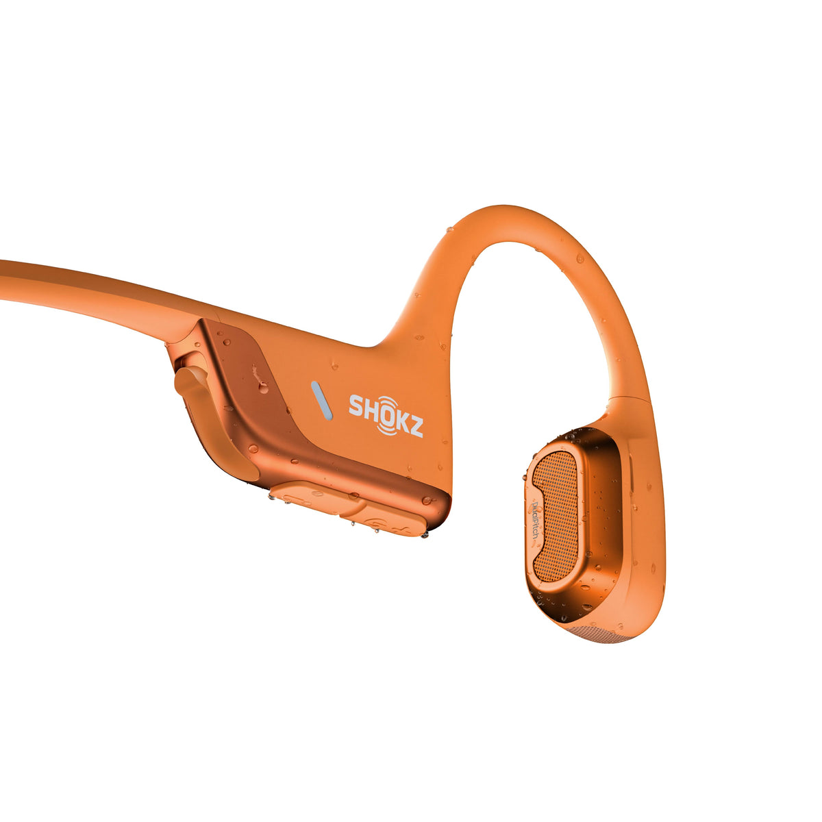 Shokz - OpenRun Pro 2 Mini Wireless Bone Conduction Open-Ear Bluetooth Sports Headphones - Orange