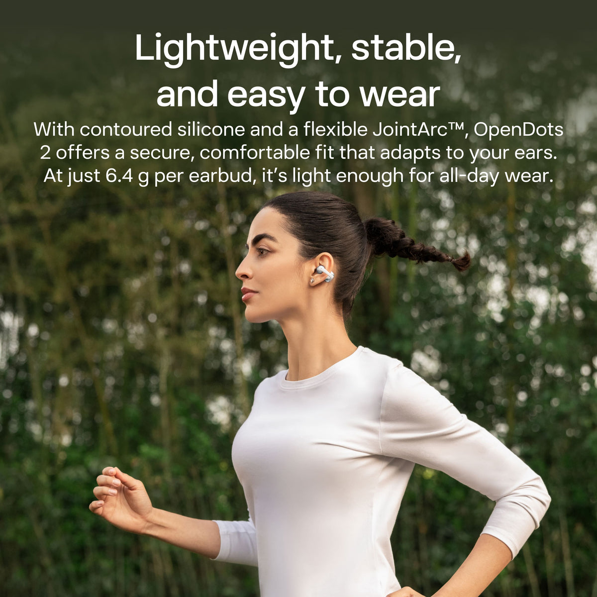 Shokz - OpenDots 2 Open-Ear Clip-On True Wireless Bluetooth Earbuds - Gray