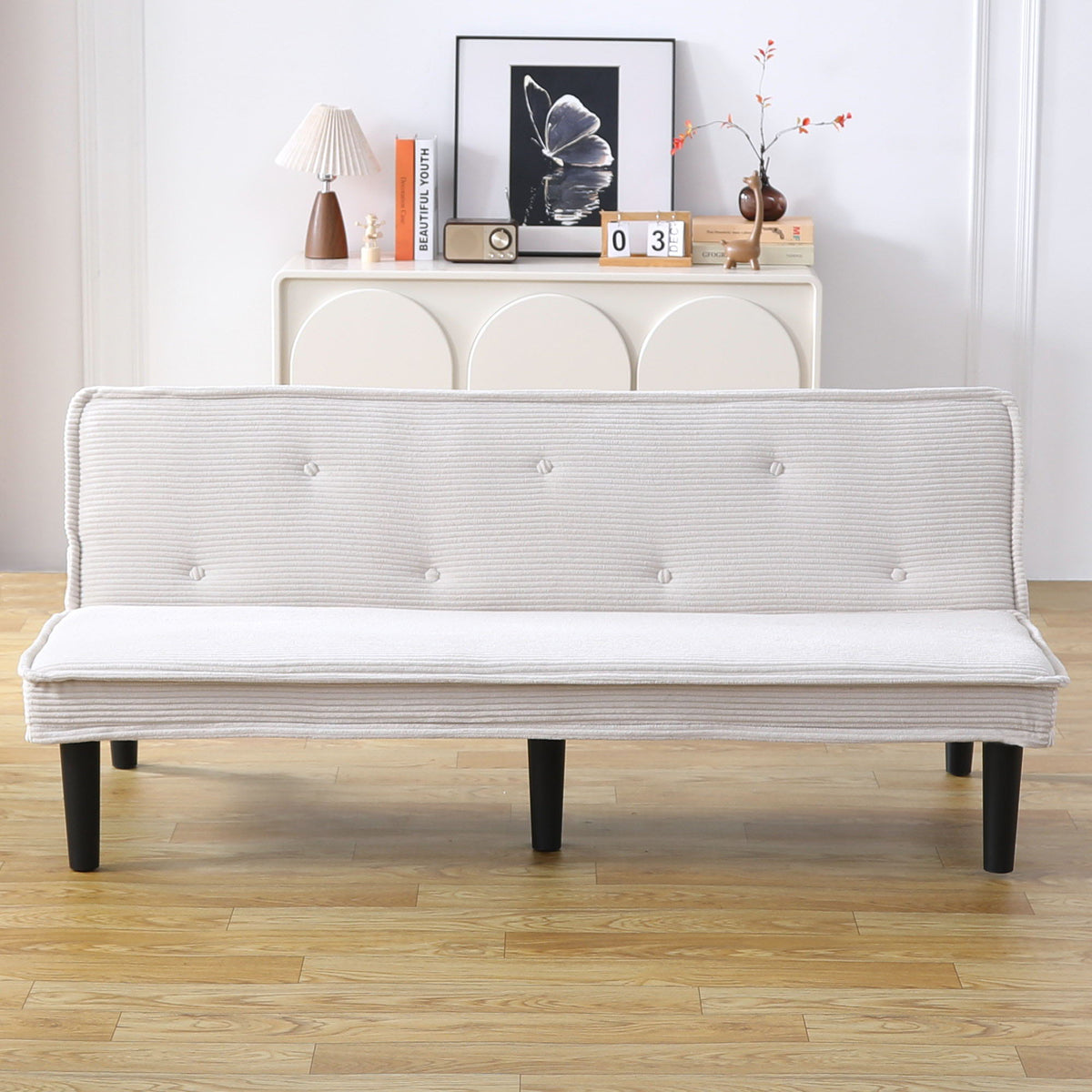 Versatile Sofa Bed With Solid Wood Frame