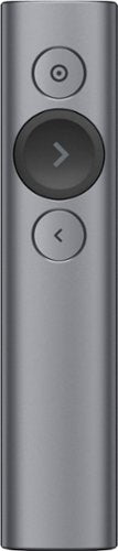 Logitech - Spotlight Presentation Remote with 100 ft Range and Quick Charging - Slate