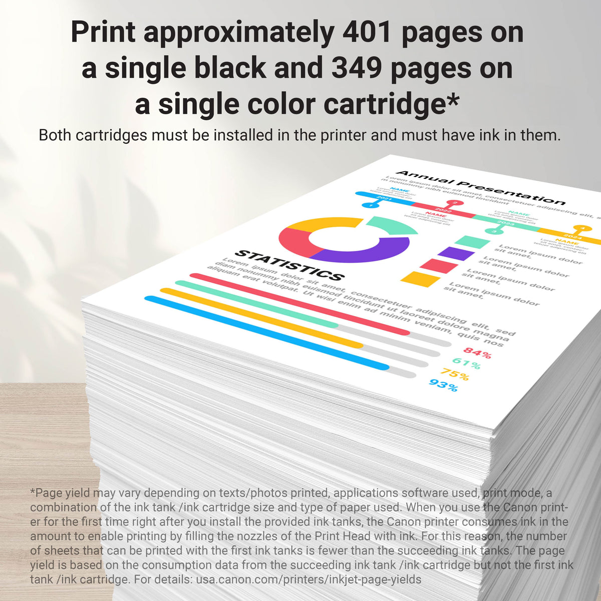 Canon - 210XL/211XL 2-Pack High-Yield Ink Cartridges + Photo Paper - Multicolor