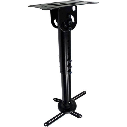 Kanto - Universal Projector Ceiling Mount - Black